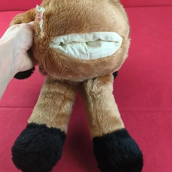 Vintage Rudolf The Red Nosed Reindeer Hand Puppet, By Animal Express, 70s - Picture 6 of 10